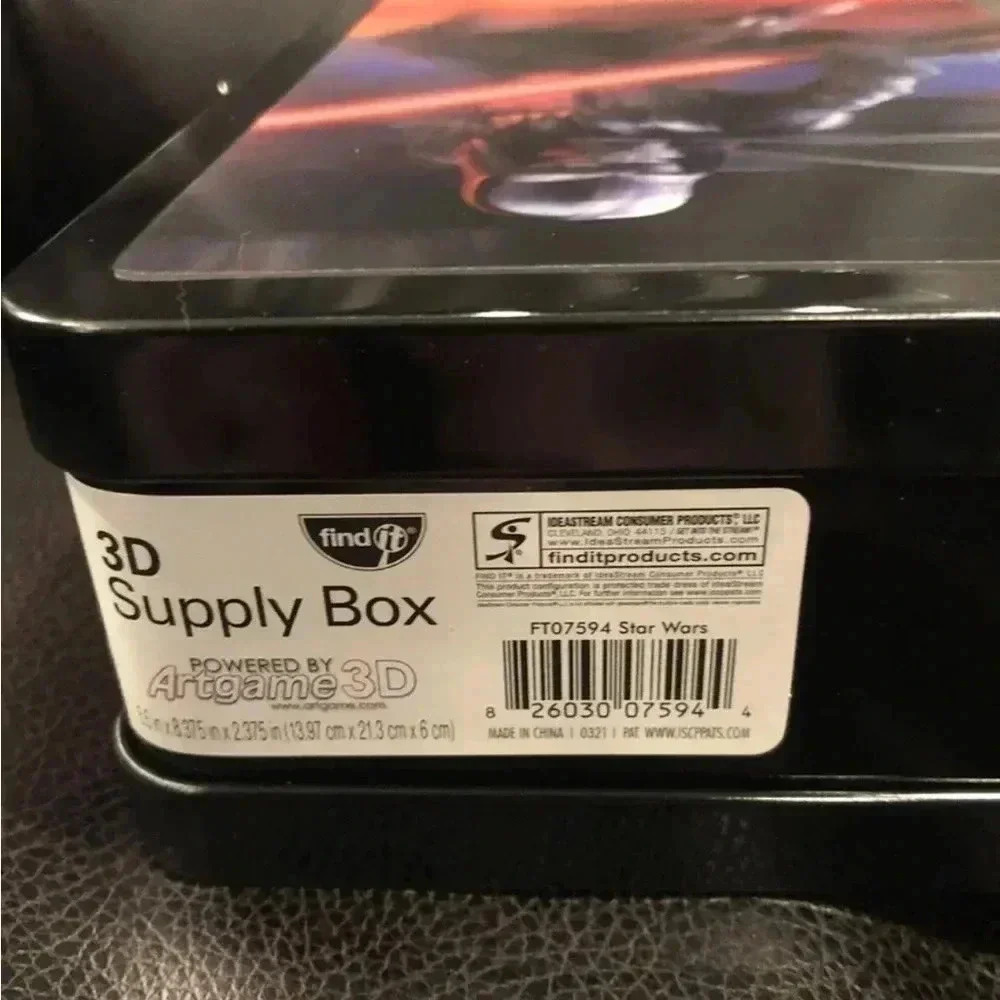 Star Wars Darth Vader 3D supply box case Tin Lucas Films Pencil *BRAND NEW* - Picture 4 of 4